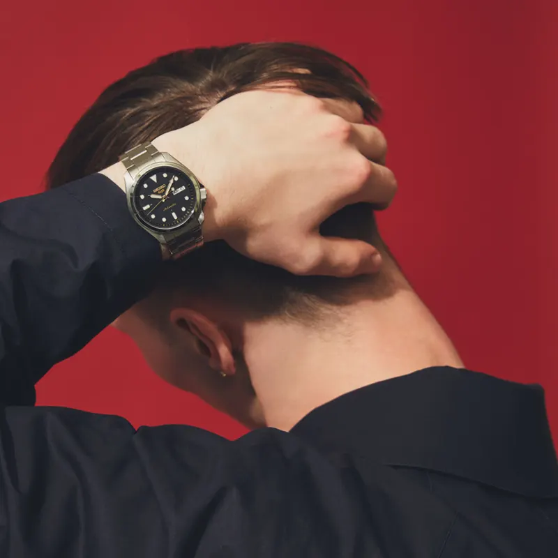 Seiko 5 Sports SKX Automatic Black Dial Men's Watch- SRPE57